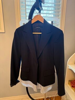 Zara Black Tailored Blazer